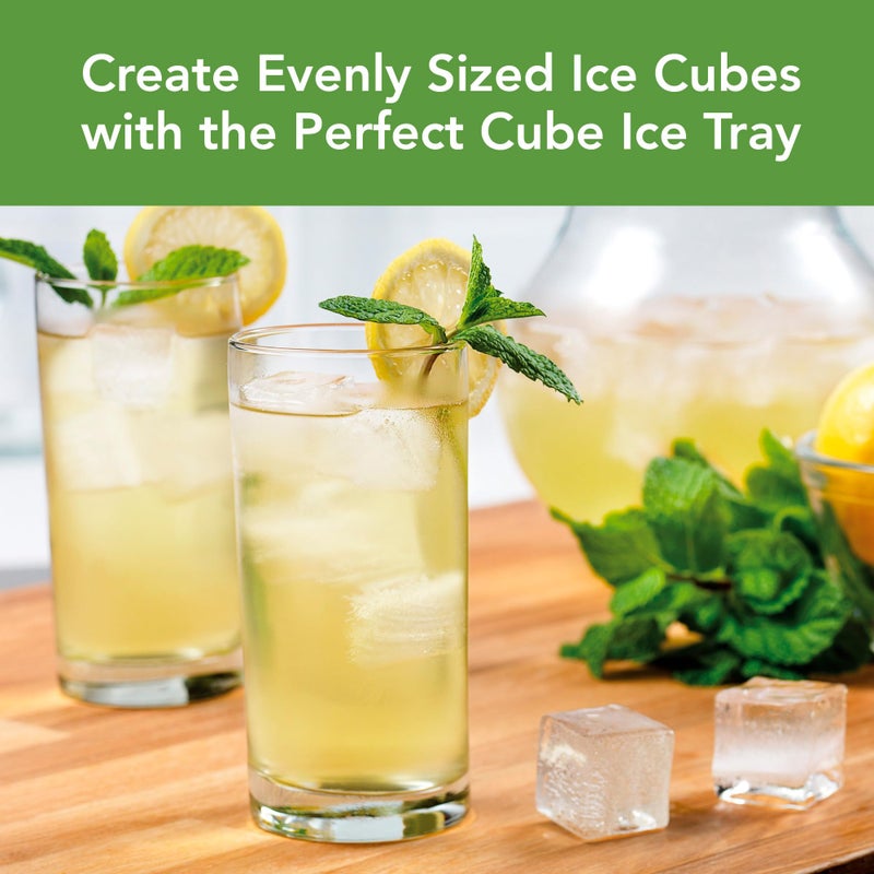 Tovolo Silicone Ice Cube Tray Deep Indigo Pack of 2 BPA Free Ice Tray Mold for Coffee Drinks Cocktails, Dishwasher Safe Easy Release Perfect 1 Inch Cube Ice Tray for Whiskey Bourbon Spirits - Image 2